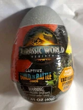 Jurassic World Rebirth Captivz Slime Egg Dinosaur Collectible Flocked Exclusive