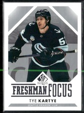 2023-24 SP Authentic Tye Kartye Freshman Focus #FF-49 Seattle Kraken