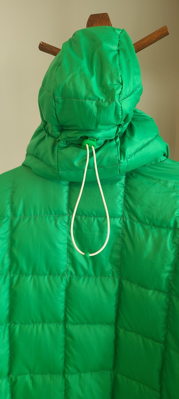 Mens Burton Idiom packable down jacket nwot green xxl vintage rare image 8