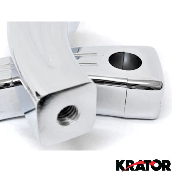 Elevadores de manillar de 1" de 4,5" para Yamaha Virago XV 250 500 535 700 750 920 1100 Foto 3 de 3