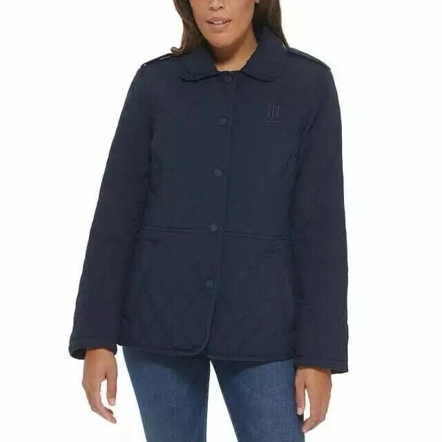 NWT - Tommy Hilfiger Women’s Quilted Jacket - Color: Navy - Size: XS
