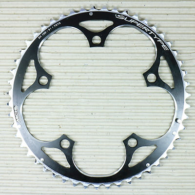 MICHE KETTENBLATT 51 ZÄHNE 130 MM 5 ARM 9 + 10 FACH FÜR SHIMANO KURBEL 7075 ALU