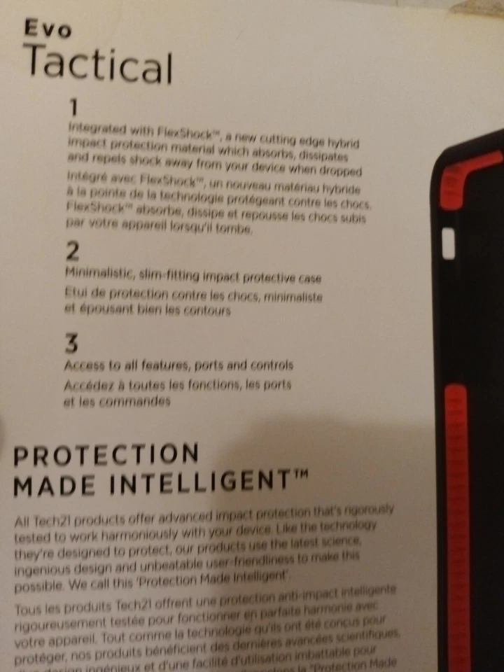 Funda táctica Tech21 Evo para iPhone 6 Plus 6 S negra nueva en caja peso pluma nueva Foto 4 de 4