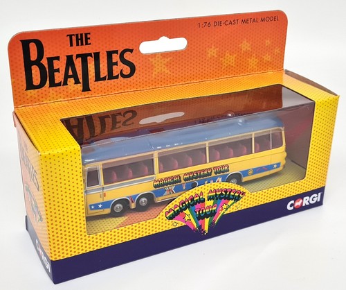 Corgi OOC 1/76 Val Panorama The Beatles Magical Mystery Tour Diecast Model Bus - Picture 2 of 6