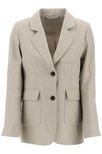 Skall Studio "yoko Linen Deconstructed Blazer