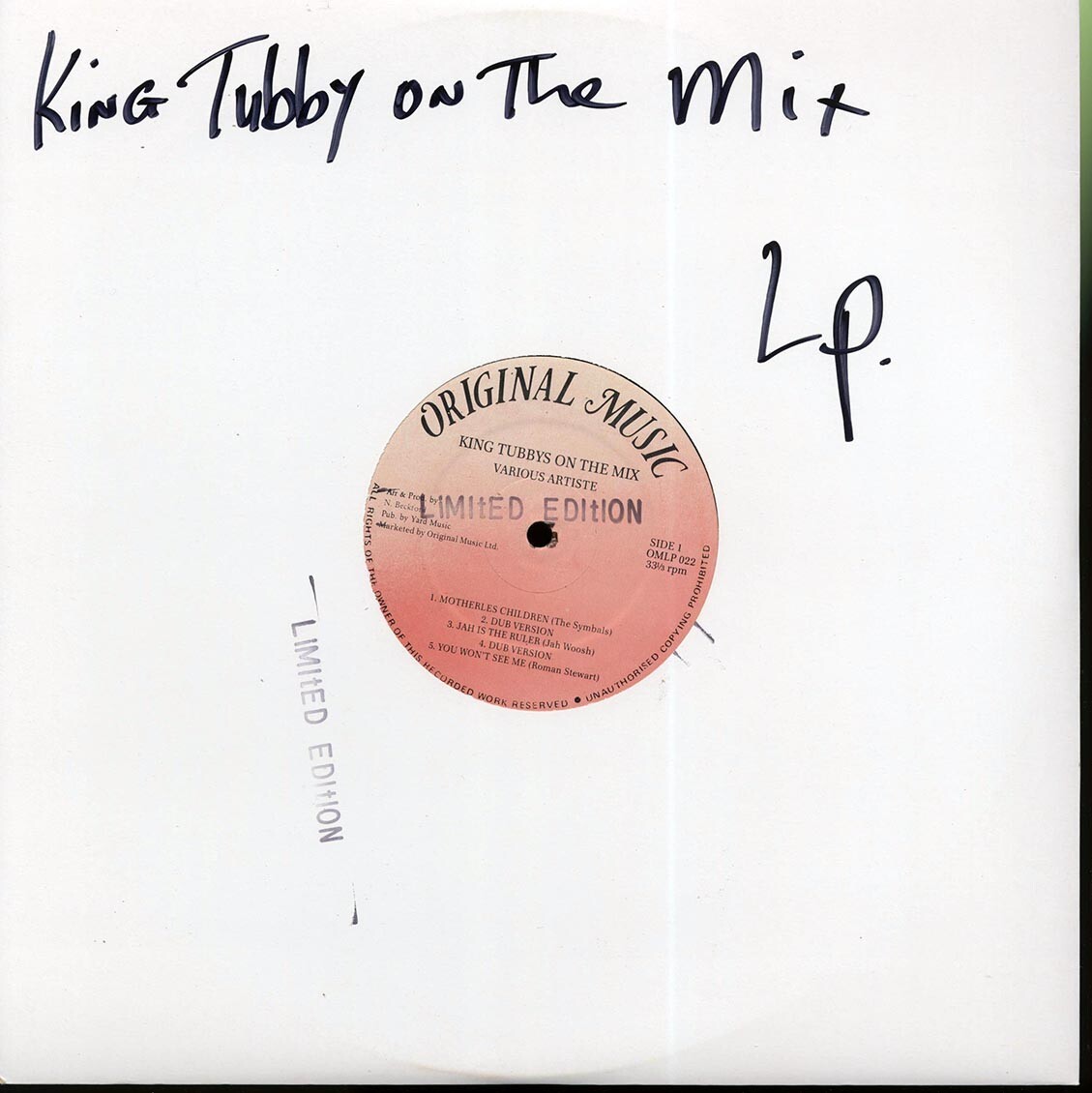 Король ВИНИЛА Табби, The Symbals, Роман Стюарт, Джа Вуш, Эррол Холт и другие - На T