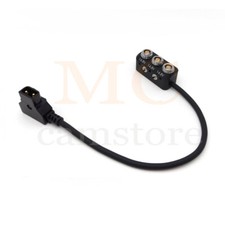 D-tap to 3X 0B 2pin Splitter Box 12V for Camera devices Power Supply Distributor