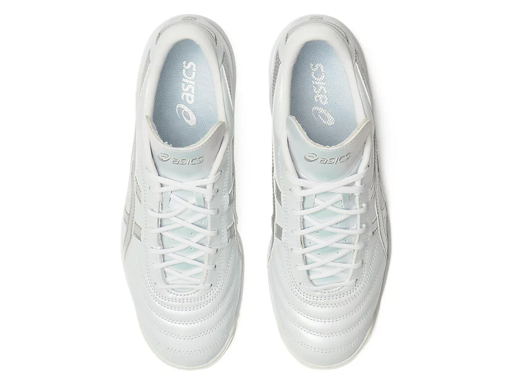 ASICS C3 FF TF 1113A032 112 White Pure Silver Futsal Shoes ASICS C3 FF TF 1113A032 112 White Pure Silver Futsal Shoes
