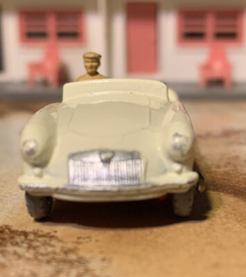 Vintage Matchbox Series No. 19 B White MGA Sports Car GPW Lesney