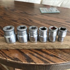 6 Gedore 916 To 316whitworth Sockets With 12drive.