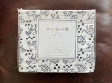 ENVOGUE KIDS DINOSAUR TWIN SHEET SET 3-pc COTTON WHITE BLUE