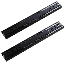 Drawer Slides 3 Section Ball Bearing Damping Buffer Spring Soft Self Closing