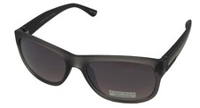 Perry Ellis Demi Sunglass Matte Grey Rectangle Plastic , Smoke Lens PE60. 1