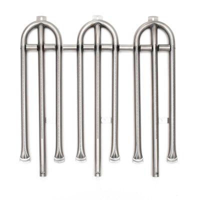 Edelstahl Brennerrohrset 3-teilig für 3-flammige Gas-Grill/-Bräter Ersatzteile