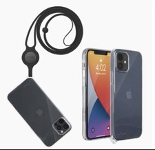 Bone Crossbody Lanyard Case for iPhone 12/ 12 Pro Silicone Lanyard Slim Flexible