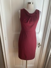 ELIE TAHARI BURGUNDY SHEATH DRESS-SIZE2-NWOT-A STUNNING APPAREL WITH PERFECT FIT