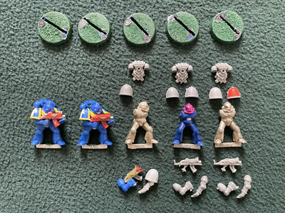 Warhammer 40k Space Marines Rogue Trader RTB15 Strike Force x5 OOP Metall 1990