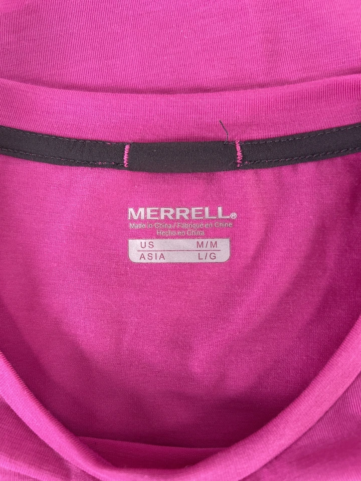 Merrell Women’s Purple Short Sleeve Athletic T-Shirt - M - Image 3 of 4