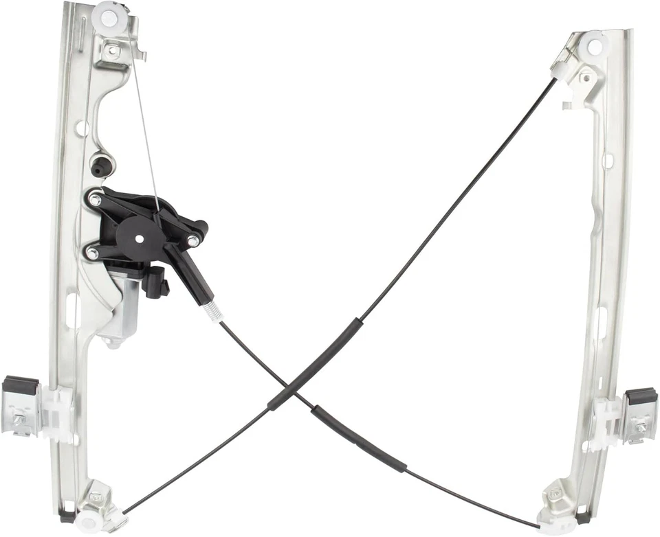 Regulador de ventana eléctrica con motor delantero izquierdo lado del conductor para Chevy GMC Cadillac Foto 3 de 4
