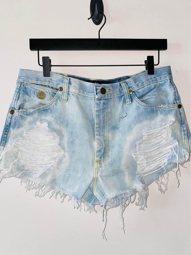 P2 wrangler cutoff jean shorts denim 