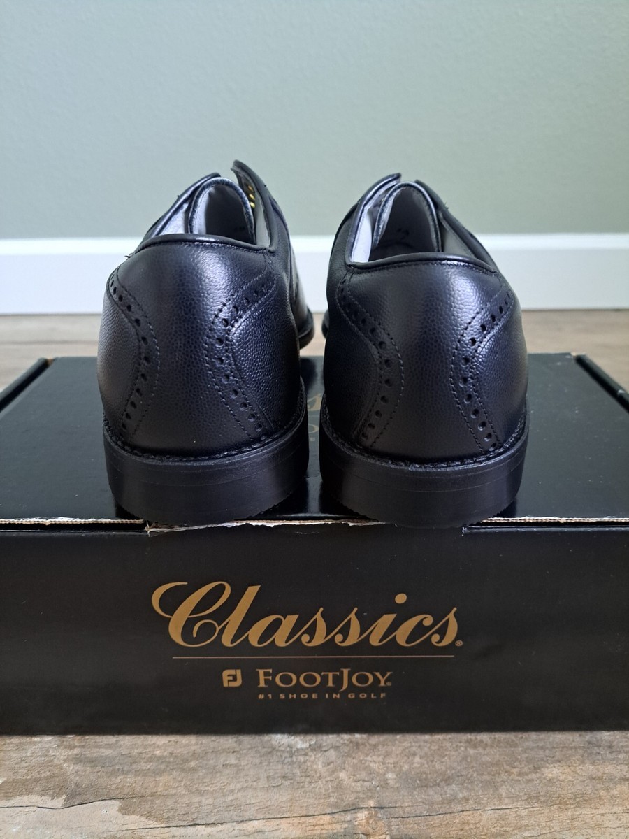 NEW Footjoy Classics Dry Premiere Mens Golf Shoes 50928 BLK/BLK