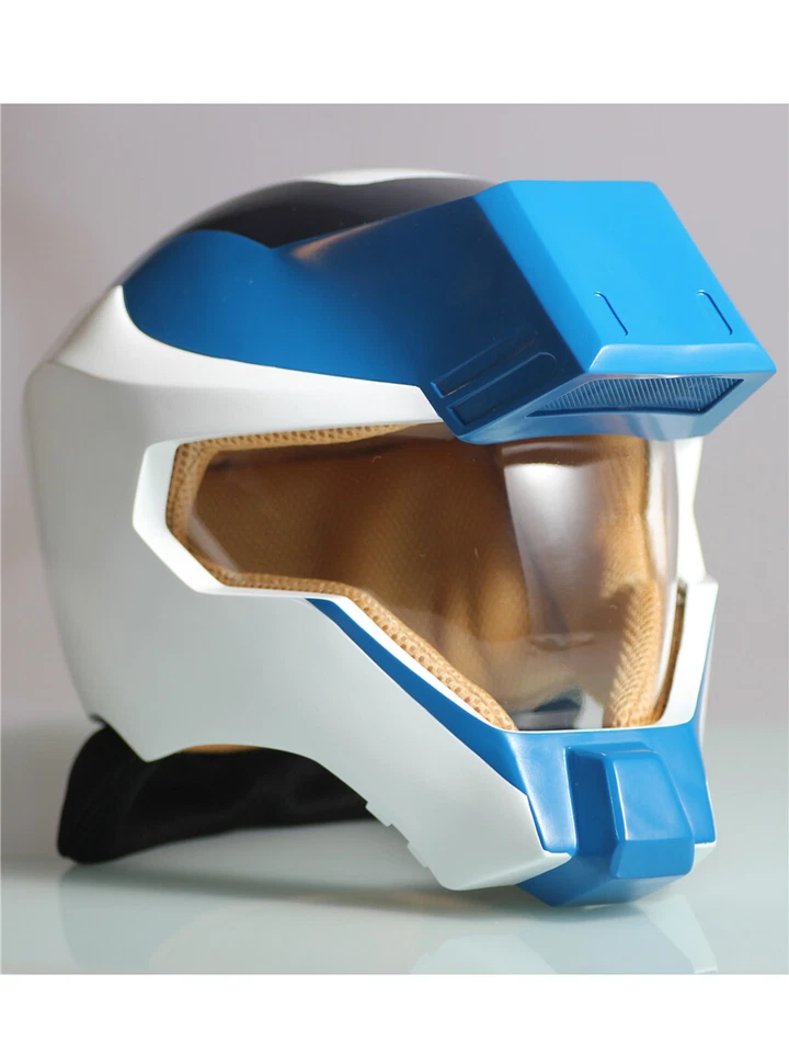 Gundam Kira Yamato Casco de Conductor Juegos con disfraces Casco de Motocicleta Halloween Juegos con disfraces Máscara Foto 2 de 4