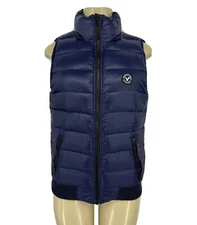 American Eagle Small Full Zip Puffer Vest Jacket Women Duck Down Outdoor 9-2