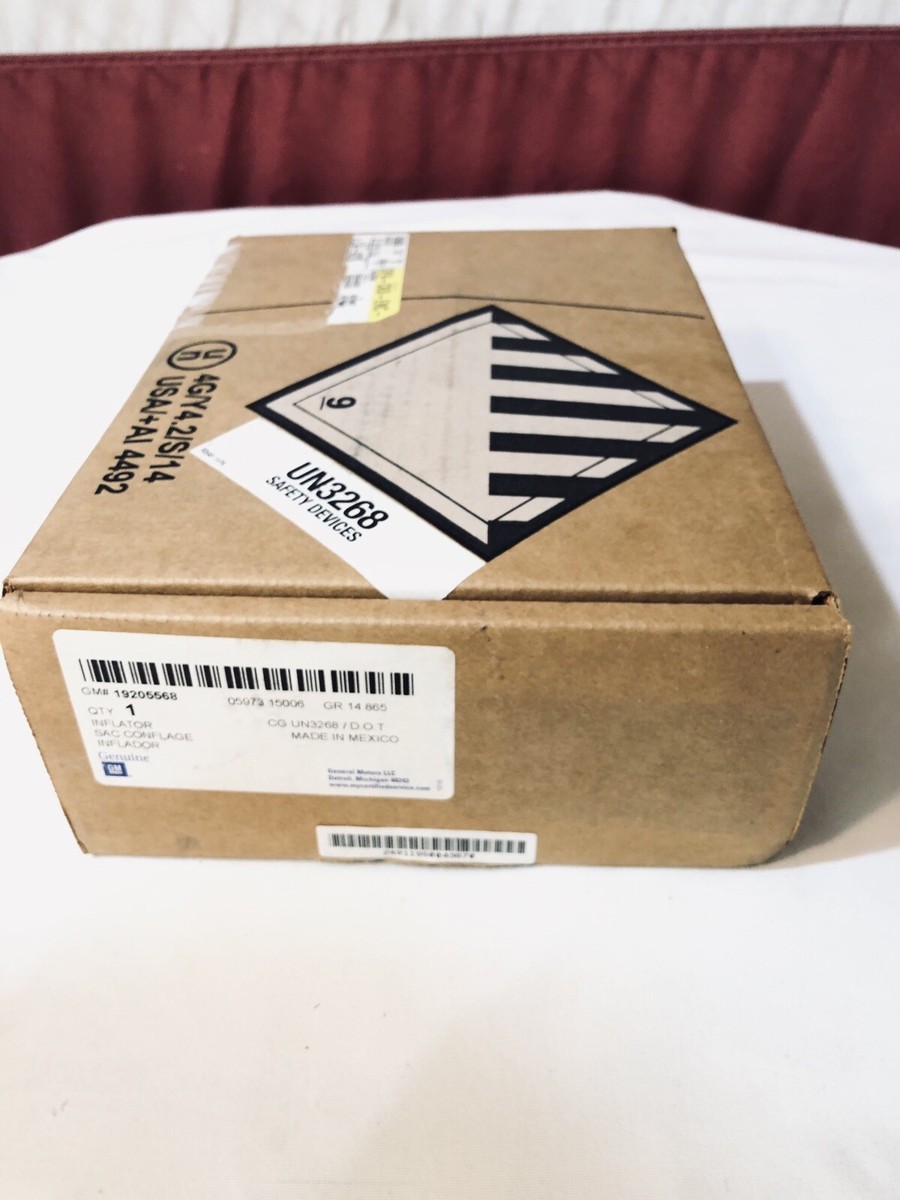 GM 19205568 PASSENGER SRS BAG INFLATOR KIT 19205568 PONTIAC VIBE  