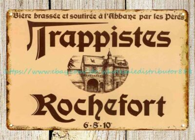 Rochefort Trappist Belgian BEER metal tin sign plaque signs for sale