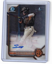 2022 Bowman Chrome Alexander Suarez Auto