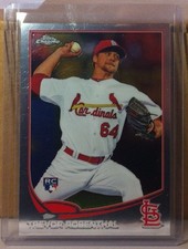 2013 TOPPS CHROME #73 TREVOR ROSENTHAL ST.LOUIS CARDINALS ROOKIE CARD. rookie card picture