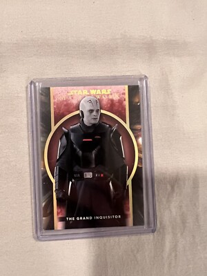 2022 Topps StarWars Masterwork Red 25/25 The Grand Inquisitor #62 4et LAST PRINT