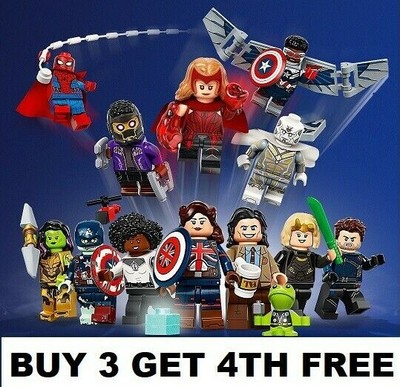 lego marvel minifigures