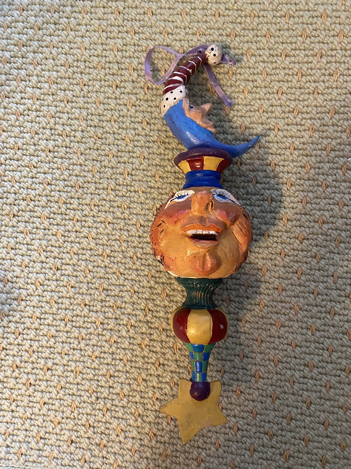 RARE 1998 House of Hatten Peggy Fairfax Herrick Moon Over Sun Ornament-image