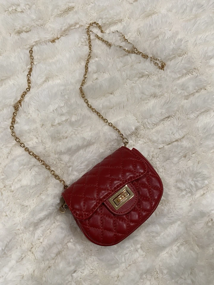 NUEVO Bolso Bandolera/Bolso de Mano Urban Expressions Hecho a Mano de Lujo Rojo Pam Conv Foto 3 de 4