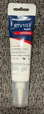 Momentive RTV103 Black - High Tensile Strength Adhesive - 2.8oz. Tube