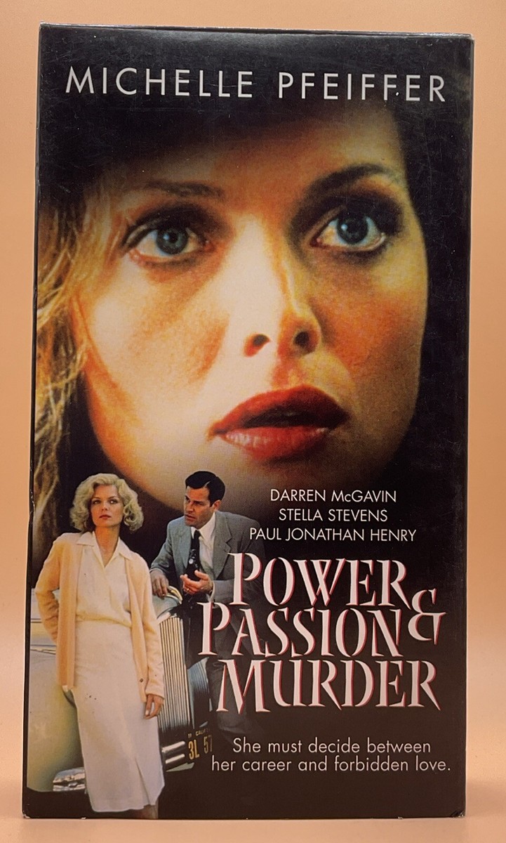 Power, Passion, & Murder VHS Michelle Pfeiffer **Buy 2 Get 1 Free  