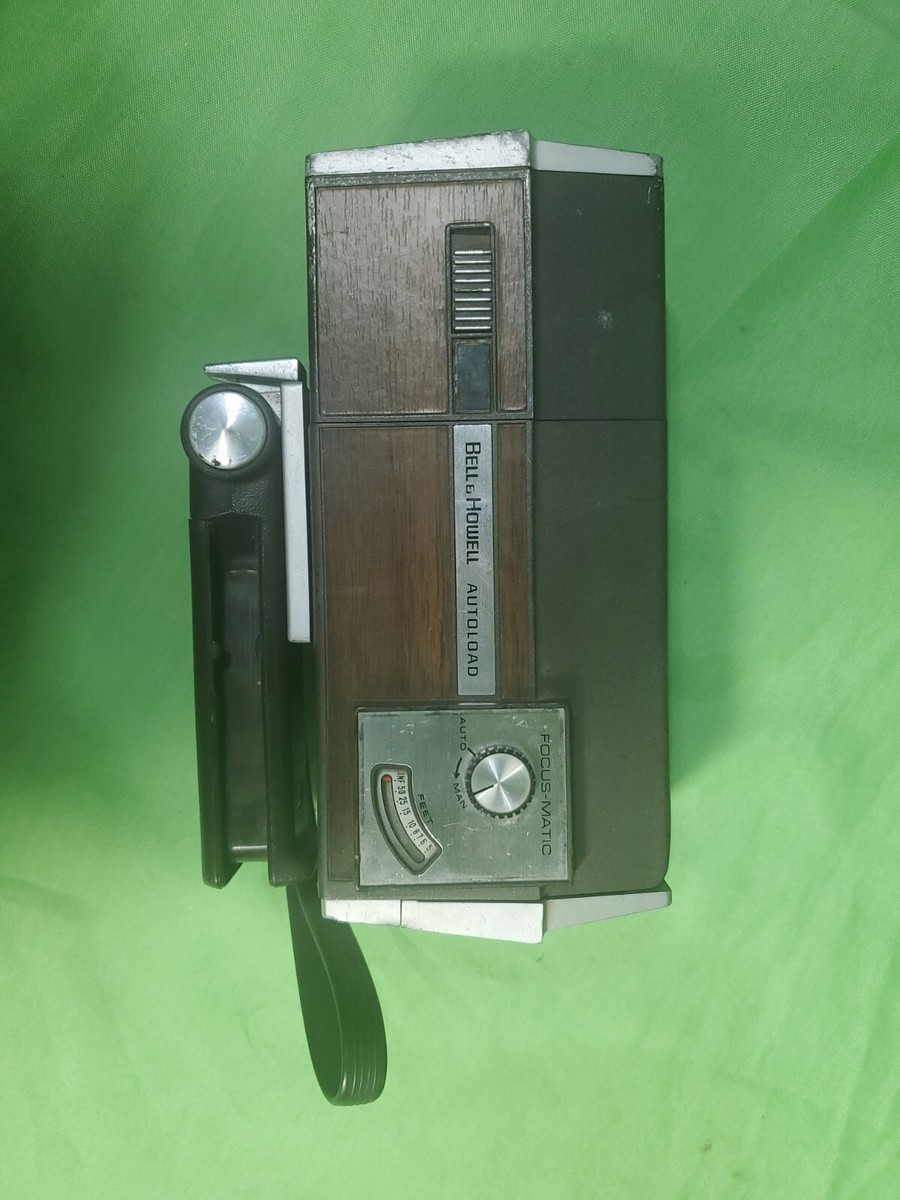 1969 Vintage Folding Bell & Howell Autoload 442 Movie Camera Zoom