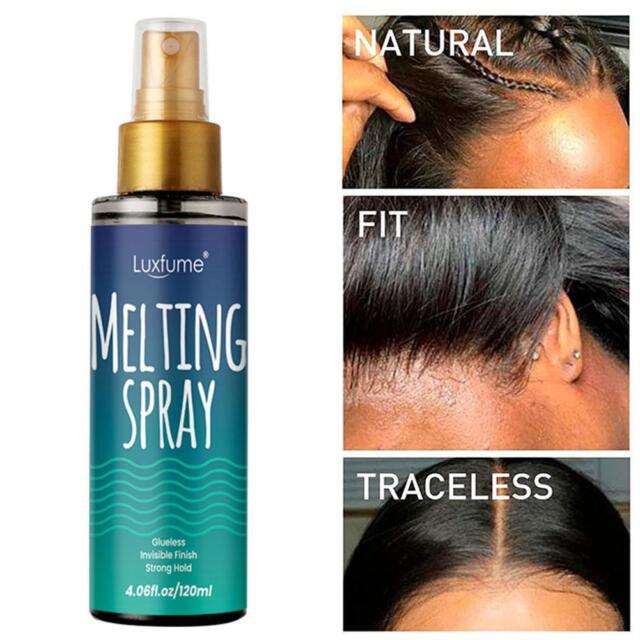 Natural Lace Wig Spray ResidueFree Melts Fixes for Natural Finish
