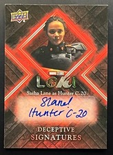 2023 Marvel Loki Sasha Lane as Hunter C-20 Deceptive Signatures AUTO DS-SL