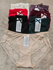 Ladies Briefs Knickers Womens Underwear  soft Cotton Comfort Fit Lace837