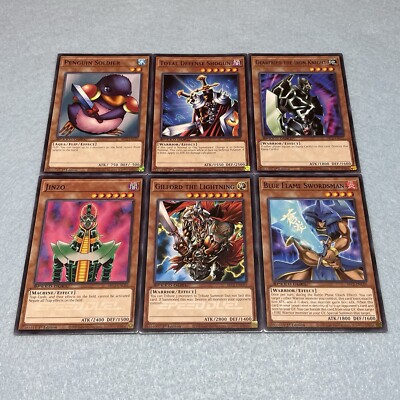 yugioh lightning deck Yugioh Joey Wheeler 63 Card Warrior Deck Gilford the Lightning Jinzo NM