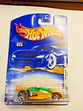 Hot Wheels Open Road-Ster 2002 First Editions #21/42 #033  Yellow/Green 