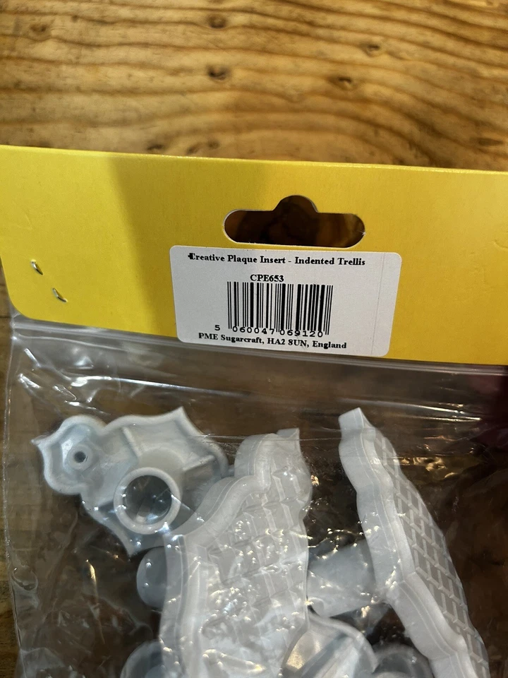 PME Creative Plaque Indented Trellis Inserts (4) - Image 4 of 4