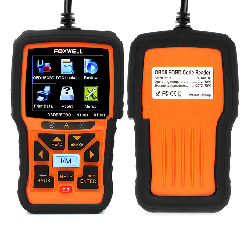 FOXWELL NT301 Plus OBD2 Scanner with ABS and SRS, 2025 ABS Scan