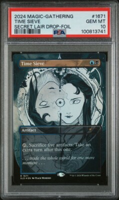 Time Sieve 1667 Rainbow Foil Peach Momoko Secret Lair MTG Time Sieve 1667 Rainbow Foil Peach Momoko Secret Lair MTG