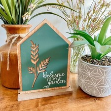 Welcome To My Garden Sign