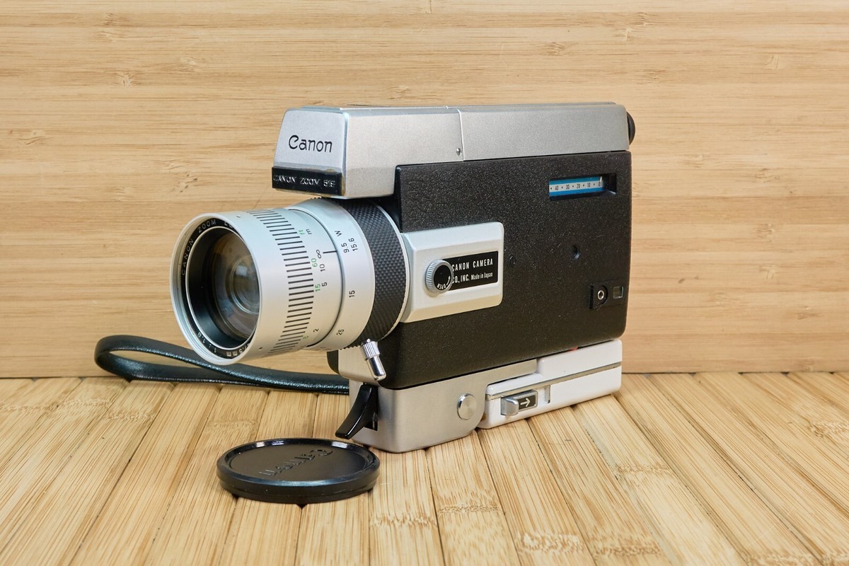 Canon Zoom 518 Super 8 9.5-47.5mm f/1.8 Lens 8mm Movie