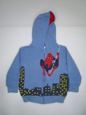 Marvel Spider Man Kids Multicolor Zip up Hoodie Size 4T