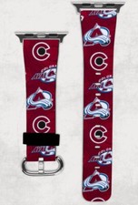 Colorado Avalanche Apple Watch Band NEW 38/40/41  42/44/45 NHL Hockey